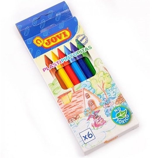 Crayones JOVI x 6 Largos