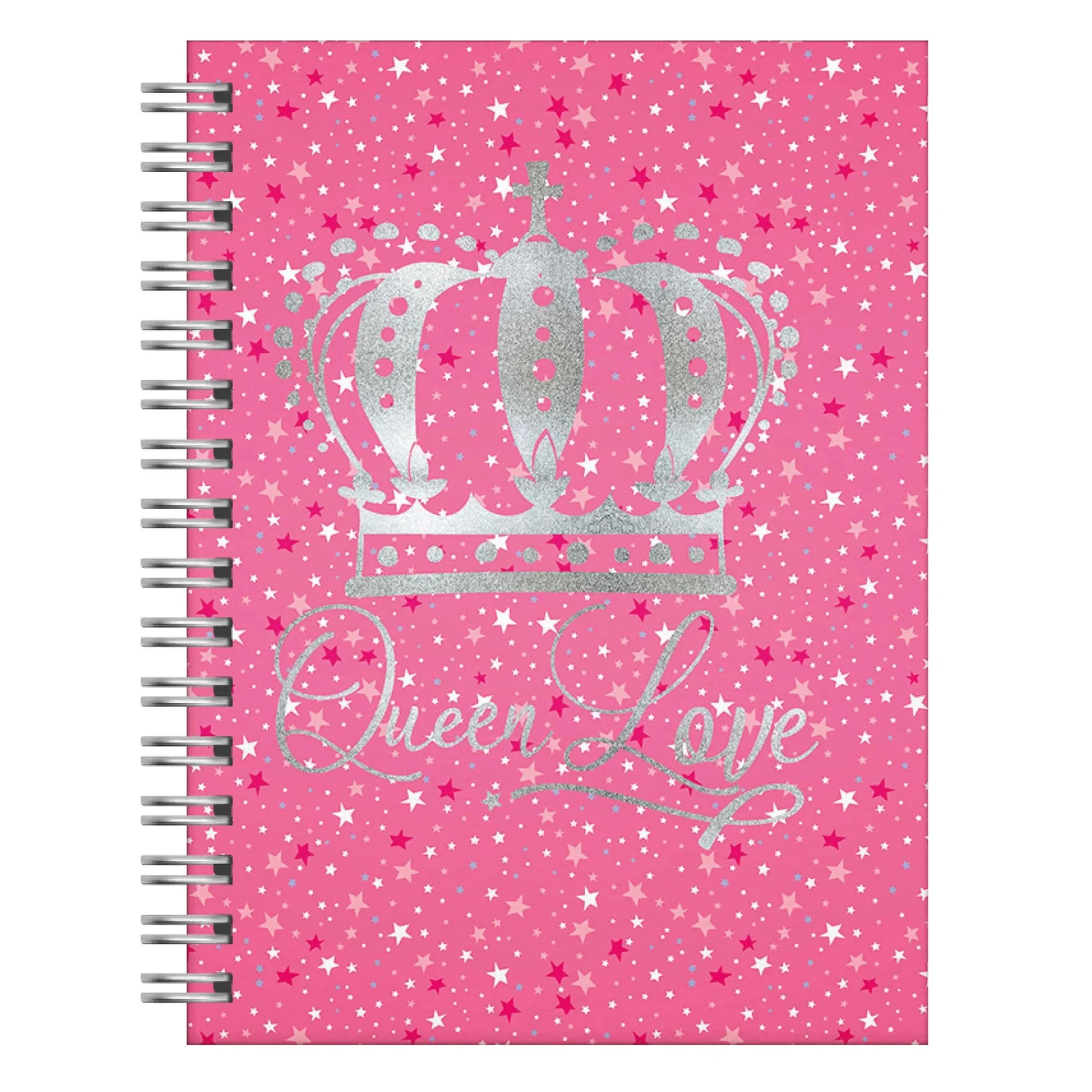 CUADERNOS UNIVERSITARIO C/ ESPIRAL 28 X 20  ” QUEEN LOVE ” A4 RY DESIGN CUADRICULADO