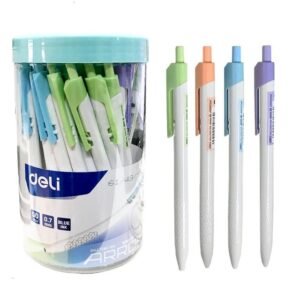 LAPICERA RETRACTIL DELI ARROW ** PASTEL (NUEVO DISEÑO) ** (TINTA AZUL)