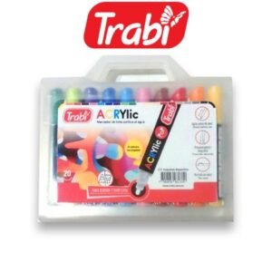 MARCADORES DE ACRILICO TRABI ** VALIJA x 20 COLORES ** " ACRYLIC POP "