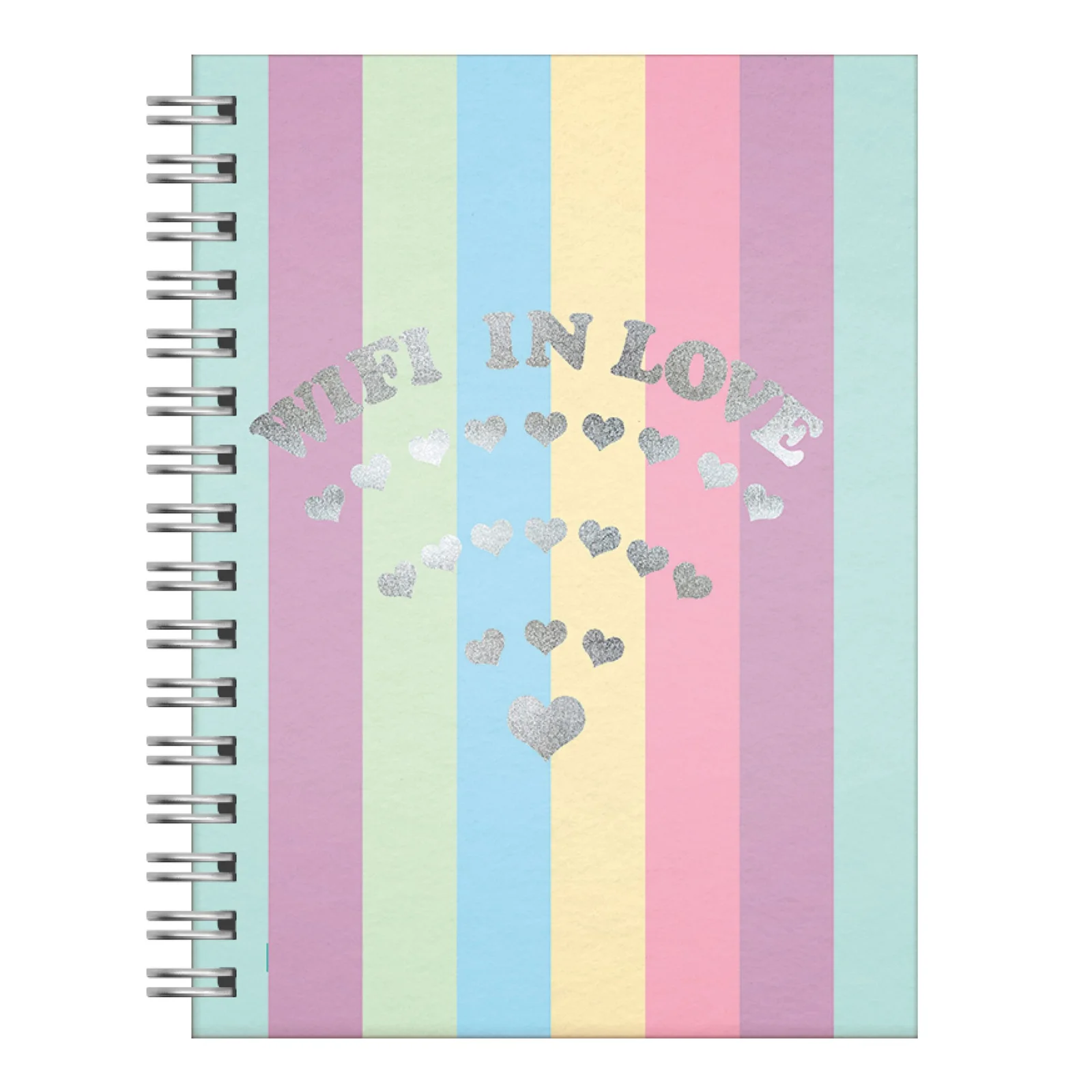 CUADERNOS UNIVERSITARIO C/ ESPIRAL 28 X 20  ” WIFI PASTEL ” A4 RY DESIGN CUADRICULADO