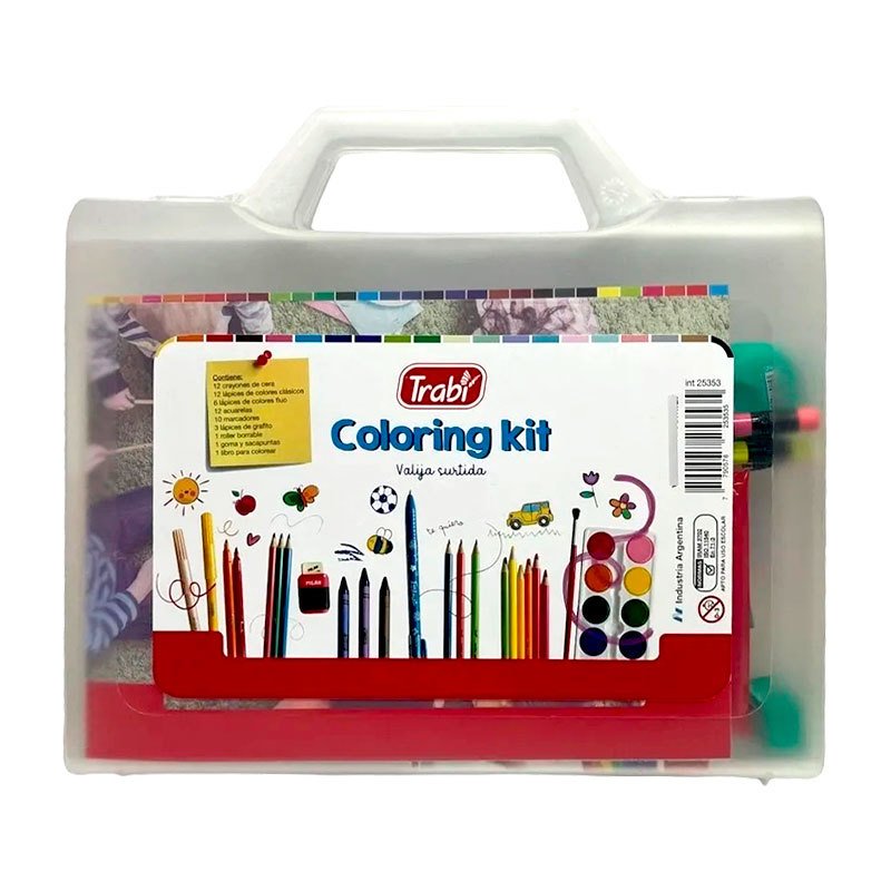 Valija Trabi "Coloring Kit" (Kit completo para Colorear) - Imagen 2