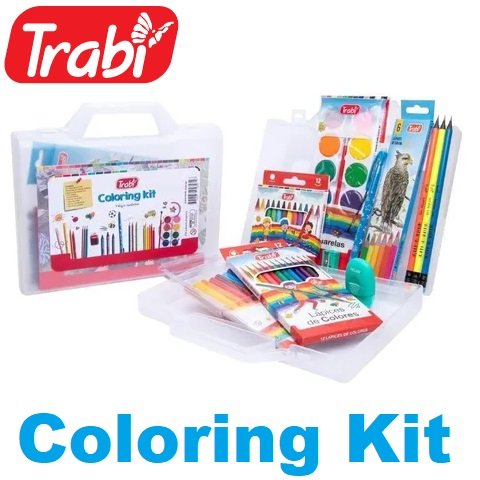 Valija Trabi "Coloring Kit" (Kit completo para Colorear)