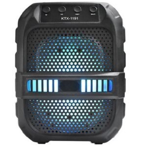 Parlante "KTX-1191 6.5" Batería Bluetooth Inalámbrico C/ LUZ + Entrada de Micrófono + Entrada USB