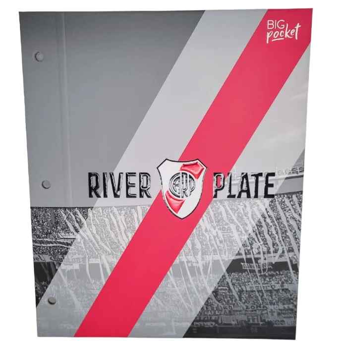 Tapa de Carpeta Escolar N3 " ESCUDO " PPR (RIVER PLATE)