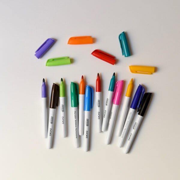 MARCADORES INDELEBLE BRW **BLISTER x 12** - PUNTA FINA - - Imagen 2
