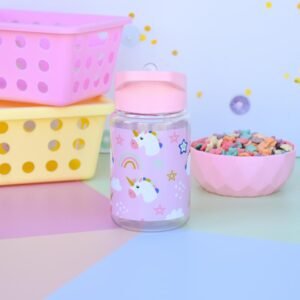 BOTELLA INFANTIL * UNICORNIOS * CON PICO