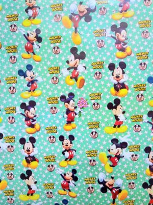 Papeles de Forrar Fantasía *MICKEY MOUSE (VERDE)*