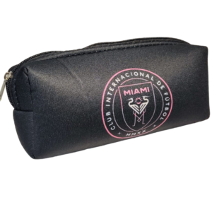CARTUCHERAS NEOPRENE " INTER MIAMI (MESSI) " TAMAÑO MEDIANO (LAVABLES) Cod 107