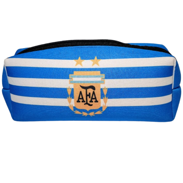 CARTUCHERAS NEOPRENE "AFA (Selección Argentina)" TAMAÑO MEDIANO (LAVABLES) Cod 100