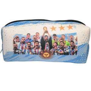 CARTUCHERAS NEOPRENE "CAMPEONES DEL MUNDO" TAMAÑO MEDIANO (LAVABLES) COPA SELECCION ARGENTINA Cod 100