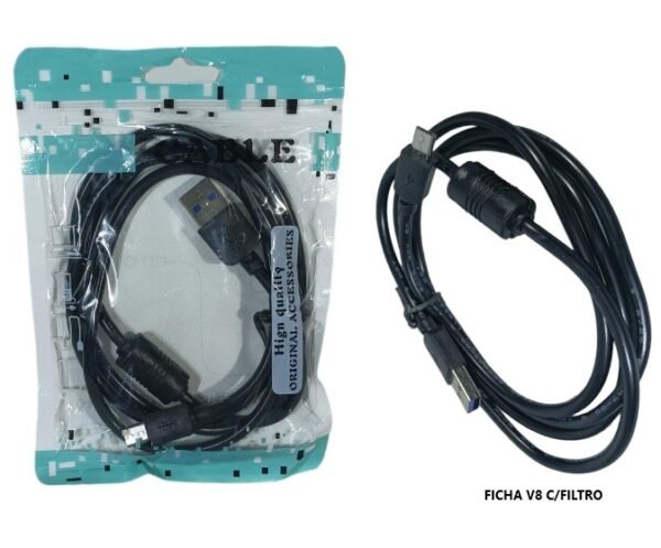 CABLES V8 C/ FILTRO * PARA PS4 * PLAY STATION 4 - Imagen 2