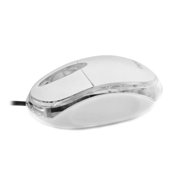 Mouse Luminoso Noga * Blanco * (Con Kble USB) - Imagen 2