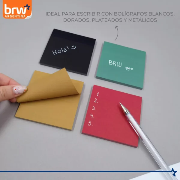 Notas Adhesivas BRW * VINTAGE * 200 HOJAS - Imagen 6