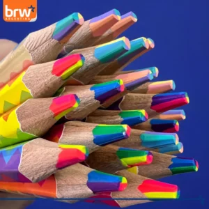 LAPIZ JUMBO BRW * ARCOIRIS * RAINBOW FLUO / PASTEL / TRADICIONAL (GRUESO)
