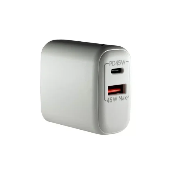 CABEZAL ** XAEA OPTIMUM ** 45W (SIN CABLE) CARGADOR - Carga ULTRA RAPIDA - ENCHUFE PREMIUM / Entrada USB + Tipo C / - Imagen 2