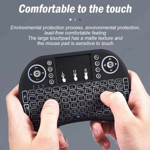 Mini Teclado Inalámbrico para Android Smart tv Tv Box Pc Tablet Notebook Proyector - Imagen 4
