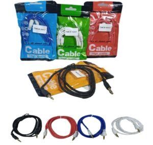 Cable AUXILIAR 3.5 Jack 1 Metro de cable