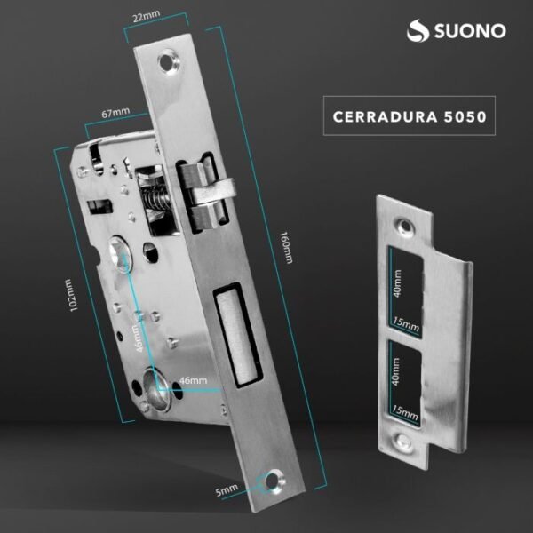 Cerradura *SMART MINI SUONO* Huella Codigo Tarjeta proximidad - Imagen 7