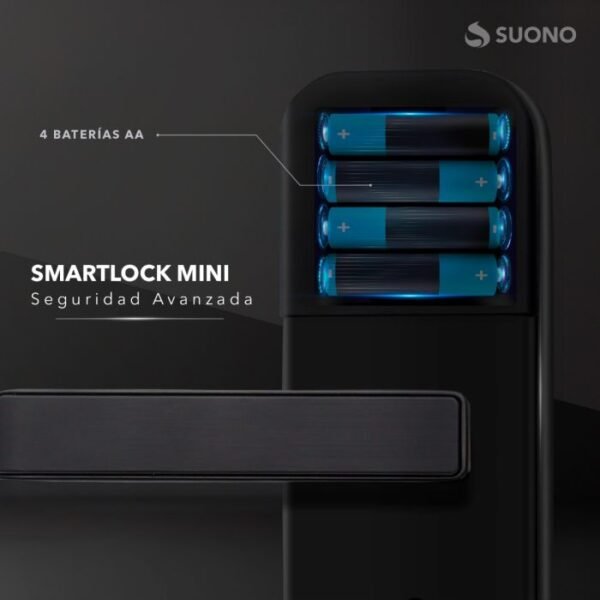Cerradura *SMART MINI SUONO* Huella Codigo Tarjeta proximidad - Imagen 4