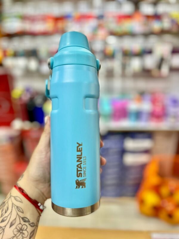Botellas Térmicas Acero Inoxidable "STANLEY 1 LITRO" Doble capa con Manija - Imagen 4