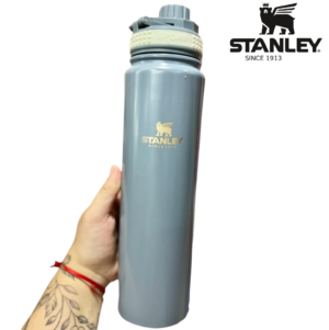 Botellas Térmicas Acero Inoxidable "STANLEY 1 LITRO C/ TAPA A ROSCA" Doble capa