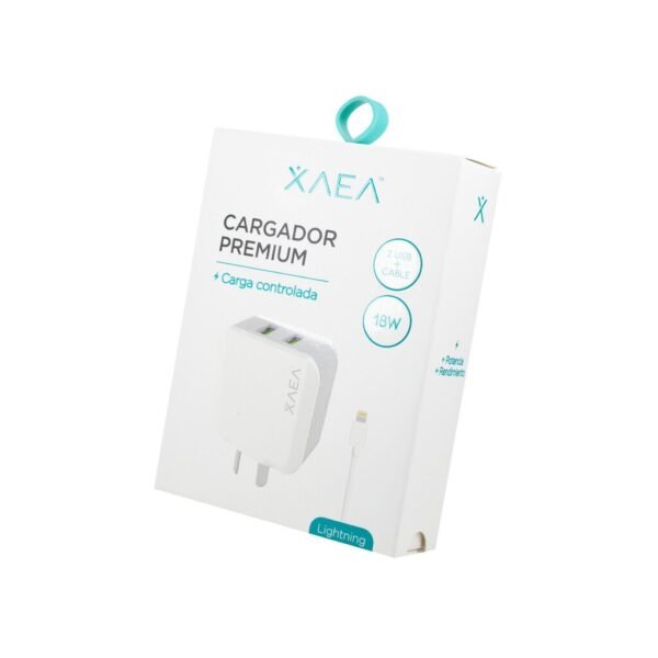 Cargador para Celular PREMIUM + Cable de IPHONE " 18W Usb (Carga Rapida) - Calidad de un Original - Imagen 4