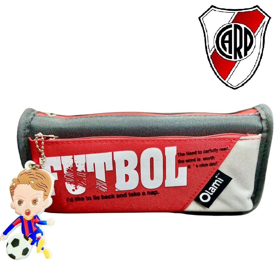 CARTUCHERAS *RIVER PLATE 2 CIERRES* OLAMI FUTBOL