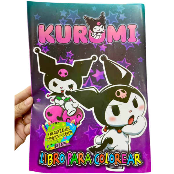 LIBRITOS PARA COLOREAR "KUROMI" SANRIO