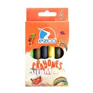 Crayones EZCO x 6 JUMBO (Gruesos)