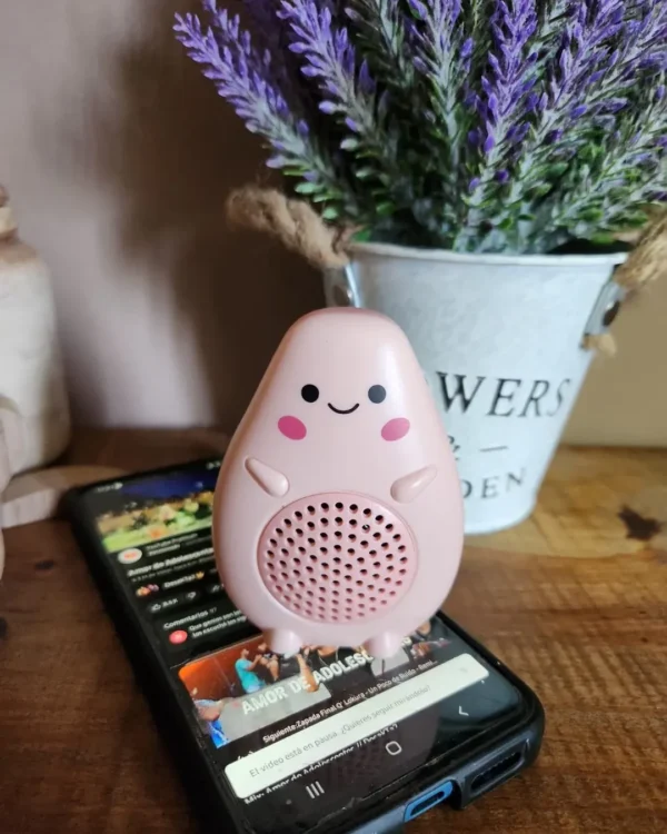 Mini Parlante " Palta Rosa " Batería Bluetooth Inalámbrico - Imagen 2
