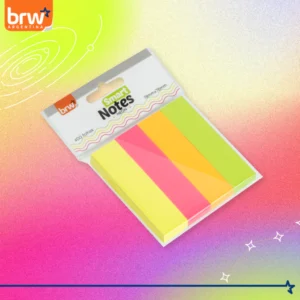 SEÑALADOR DE PAGINA ** TIRAS NEÓN ** BRW x 4 colores - 400 H0jas -
