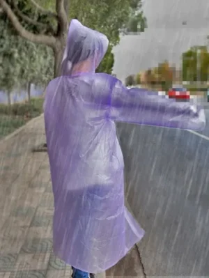 PILOTO DE LLUVIA TIPO CAPA - DESCARTABLE - COLORES