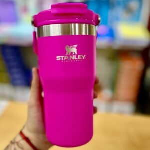 VASO TERMICO  * STANLEY MEDIANO 600 ML * DOBLE SISTEMA TOMÁ DIRECTO O POR PICO - ACERO INOXIDABLE (DOBLE CAPA) IRROMPIBLE -CIERRE HERMETICO ANTIVUELCO- C/ MANIJA