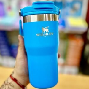 VASO TERMICO  * STANLEY MEDIANO 600 ML * DOBLE SISTEMA TOMÁ DIRECTO O POR PICO - ACERO INOXIDABLE (DOBLE CAPA) IRROMPIBLE -CIERRE HERMETICO ANTIVUELCO- C/ MANIJA