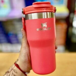 VASO TERMICO  * STANLEY MEDIANO 600 ML * DOBLE SISTEMA TOMÁ DIRECTO O POR PICO - ACERO INOXIDABLE (DOBLE CAPA) IRROMPIBLE -CIERRE HERMETICO ANTIVUELCO- C/ MANIJA