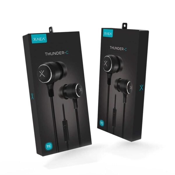 Auriculares Metálicos ** XAEA THUNDER TIPO C ** c/ Micrófono MOD 045 (Trenzado) - EXCELENTE Calidad de sonido - - Imagen 5