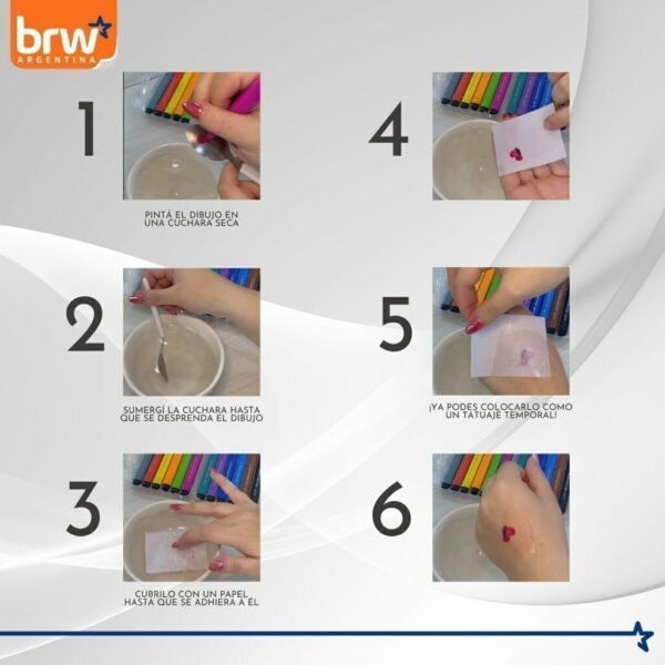 Valija Marcadores BRW * Pinta y Flota*  x 12 - Calidad - - Imagen 7