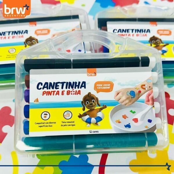 Valija Marcadores BRW * Pinta y Flota*  x 12 - Calidad - - Imagen 3