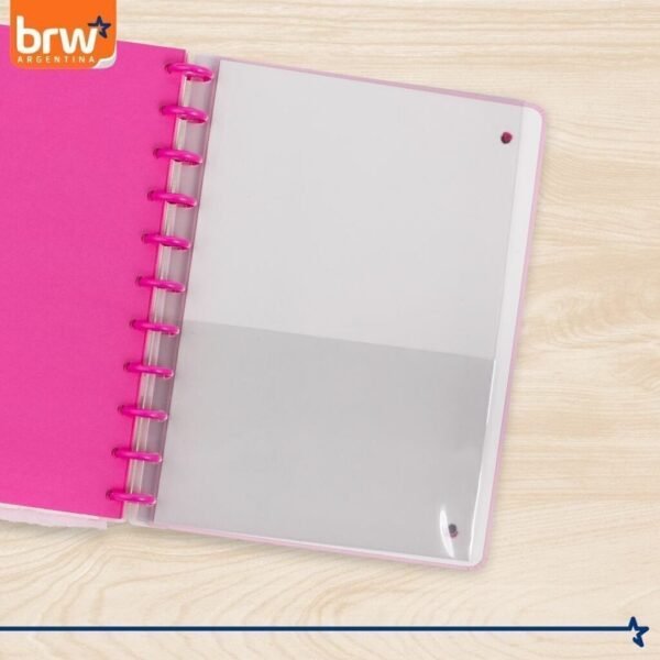 Cuadernos Inteligentes BRW * Rainbow * Tamaño A4 (Grandes) Hojas rayadas Sistema de Discos TAPA DURA - Imagen 5
