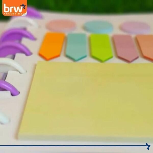 SET NOTAS BRW * PASTEL PARA CUADERNOS INTELIGENTES *  ADHESIVAS - Imagen 5