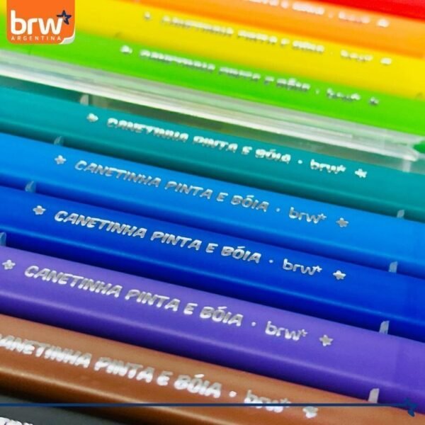 Valija Marcadores BRW * Pinta y Flota*  x 12 - Calidad - - Imagen 5