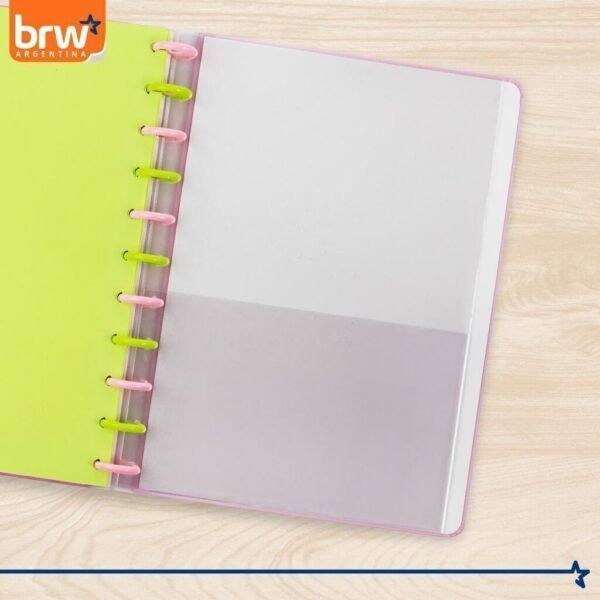 Cuadernos Inteligentes BRW * Capibara * Tamaño A4 (Grandes) Hojas rayadas Sistema de Discos TAPA DURA - Imagen 8