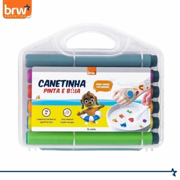 Valija Marcadores BRW * Pinta y Flota*  x 12 - Calidad - - Imagen 8