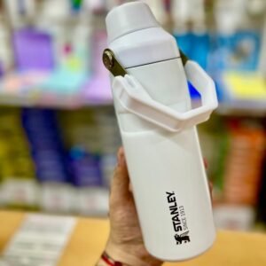 Botellas Térmicas Acero Inoxidable "STANLEY 500 ML C/ MANIJA" Doble capa TAPA A ROSCA