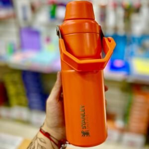 Botellas Térmicas Acero Inoxidable "STANLEY 500 ML C/ MANIJA" Doble capa TAPA A ROSCA
