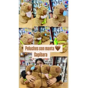 Peluches con Manta CAPIBARA (Grande)