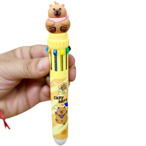Lapiceras "Capybara" Retractil x 10 Colores