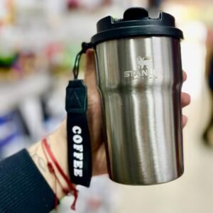 VASO TERMICO "STANLEY COFFEE DOBLE SISTEMA" PREMIUM 350 ML - ACERO INOXIDABLE (DOBLE CAPA) -
