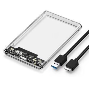 Carry Disk Usb 3.0 (Mayor Velocidad) Sata Case -----> para Discos Rigidos o Solidos 2.5" HDD / SDD > Transparente